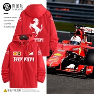 Ferrari Ferrari SF1000 F1 Formula Car Suit Fleet Jacket Jacket Men Clothes Windbreaker