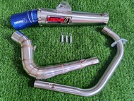 DAENG MUFFLER for TMX 125/155 / RUSI /MOTORSTAR/PINOY/EXT/RACAL/ with silencer ( high mount)