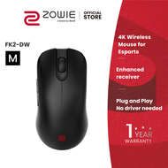 ZOWIE FK2-DW 4K Wireless Mouse for Esports ขนาด M/กลาง (เมาส์เกมมิ่ง 4K เมาส์ไร้สาย)