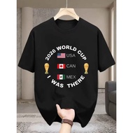 2026 Shirt USA CAN MEX I Was There Soccer Fan Tee 2026 Unisex Football Shirt Tournament Souvenir 93E