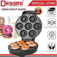 DESSINI ITALY Double Sided Electric Donut Maker Doughnut Cake Waffle Sandwich Toaster BBQ Grill Non-