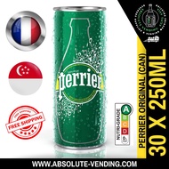 [CARTON] PERRIER Original Sparkling Mineral Water 250ML X 30 (CAN) - FREE DELIVERY WITHIN 3 WORKING DAYS!