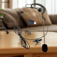 tenthfly 1Pcs Ear Type Referee Earphone 3.5mm/Type-C Interface For V6 Pro+ Motorcycle Helmet Inte ne