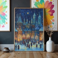 Christmas Picture Gift With Frame | New Year's Size A3–A5