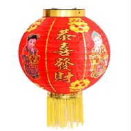 Imlek 2026 - Lampion Imlek Gambar - Lampion Lipat - Lampion Kain Dekorasi Imlek