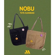 Nobu ELF Totebag slingbag Canvas Sling Bag