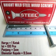 (1 box) 2 x 9 Wood Screws 5 cm long / Wood Screw 2" x 9 Superior Quality
