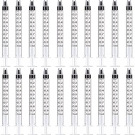 100/200 Pieces 1ml Syringe with Cap, Suitable for Pet Feeding, Nutrient Supplementation, Laboratory 