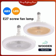 【Shrry Lighting】Ceiling Fan With Light（E27 Screw）Kitchen/Bathroom/Toilet Exhaust Fan Electric Fan