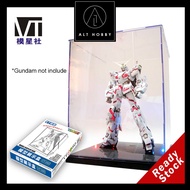 MG Gundam Display Box/ Gundam Display Case with rainbow led lights / Gundam Dust Cover