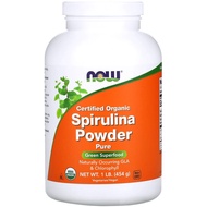 美國Now Foods 天然有機螺旋藻粉 1磅 (454克)