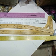 Large pattern ruler / Paper ruler Plastic ruler Straight ruler/