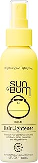 Sun Bum Blonde Formula Hair Lightener, 4 oz Spray Bottle, 1 Count, Blonde. For Blonde to Medium Brow