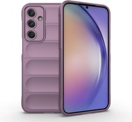 Trường hợp đối với Samsung Galaxy M35 5g trường hợp thân thiện sốc Grip uốn cong TPU Silicone Vỏ bảo