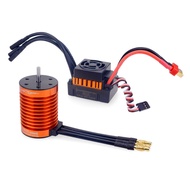 {UU61} Waterproof F540 4370Kv Rc Brushless Motor with 60A Esc Combo Set for Rc Car