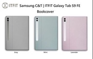 Samsung C&T | ITFIT Galaxy Tab S9 FE, Tab S9 Book Cover, ITFITCS9FE 原廠書本式保護套，Multi-angles for viewin