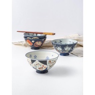 日本原裝進口日式家用陶瓷碗可愛高腳招財貓吃米飯碗小號湯碗餐具