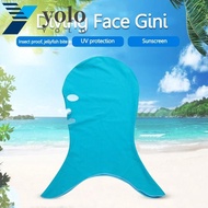 YOLO Diving Masks, Swimming Prevent Jellyfish Diving Face Gini, Water Sports Unisex Anti-UV Waterproof Full Face Masks Ocean