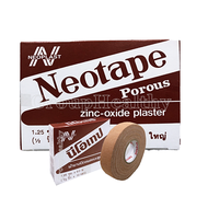 Neotape Porous นีโอเทปสีเนื้อ เทปแต่งแผลแบบมีรูพรุน เทปพันเดือยไก่ ขนาดใหญ่ 1/2 นิ้วx10 หลา