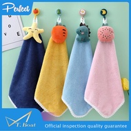 Hand Towel Hanging Hand Towel Coral Cotton Hand Towel Kitchen Absorbent Hand Towel Hand Cloth Hand T