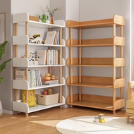 shelf 5 Tier Multipurpose Bookshelf  Organizer rack White book rack  Wooden Shelf  household simple bookshelf floormulti-storey book storag