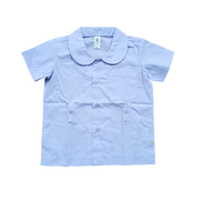 ตราสมอ เสื้อนักเรียน เสื้อบัวติดกระดุม สำหรับเด็กอนุบาล (ไซส์ S-5XL)