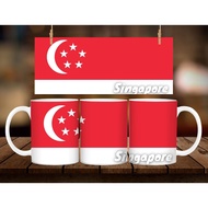 * 1 PC MUG WITH BOX * FLAG MUG DESIGN 11oz with BOX SOUVINER MUG