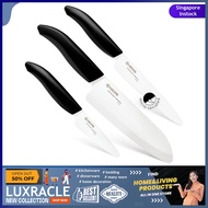 [sg stock] Kyocera 3pc Advanced Ceramic Revolution Ceramic Knives Set Chef's, Micro Serrated Knife &amp; Paring knife