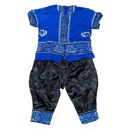 Kids Fancy Dress Aladdin Costume Blue Black Pants