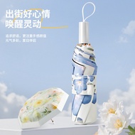 Payung Matahari Lapisan Dua Payung Lipat Payung Hujan Payung Hujan Wanita Gam Warna Hujan atau Bersi