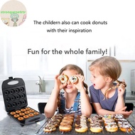 Strongaroetrtr Donut Maker Machine Mini Donut Maker Double Sided Heating Breakfast Machine Cake Waff