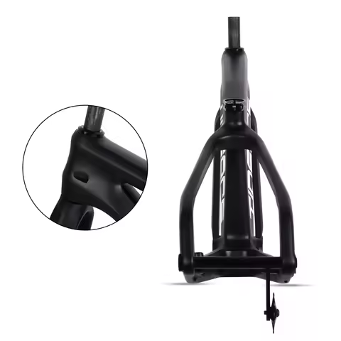 Bike Frame Carbon Fiber BMX Bicycle Frame 24 Inch Professional Racing BMX Action Performance Max 1.9