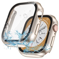 Case For Apple Watch11 42mm 46mm Matte Hard bumper Screen Protector Tempered Glass+PC Cover iWatch s