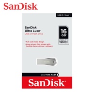 SanDisk 16GB CZ74 Ultra Luxe USB 3.1 Original Flash Drive