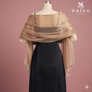 Women's Pashmina with organza scarf, length 175cm, 75cm ON510