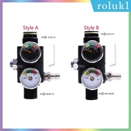 [Roluk] Diving Cylinder Regulator with Gauge Heavy Duty Replacement Tool Parts Gas Tank for Outdoor Sports
