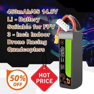 450mAh/4S 14.8V Li - Battery  for FPV 3 - Inch Indoor Drone Racing Quadcopters