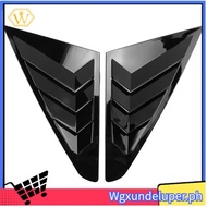 【W】Rear Side Window Louvers, Scoop Louvers Cover Blinds for MG 5 MG5 2021 Car Exterior Accessories, 