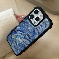 case for iphone xr 11 12 13 14 15 16 pro max plus air back cover art drawing pattern tpu case hitam 