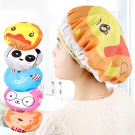Cute cartoon animal shower cap, double layer waterproof shower cap shower cap shower cap