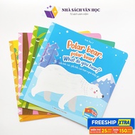 Books – Set of 4 What Do You See?(What do you see?) What Do You Hear?(What Do You Listen?) Bilingual