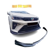 Ready Stock Perodua Bezza 2020 2021 2022 Pu R Design Front V-lip Front VLip Depan Bodykit Bezza Skirt Depan Front Lip