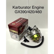 MESIN Carburetor GX390 Saichi GX 420 GX 460 Carburetor 2 Tubes Engine Assy