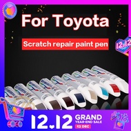 【HOT】FOR Toyota Car Scratch Repair Agent Auto Touch Up Pen Car Care Scratch Clear Remover Paint Care Waterproof Auto Mending Fill Paint Pen Tool For Toyota Camry Altis Vigo Fortuner CHR Vios Yaris Ativ Hilux REVO Avanza sienta hiac