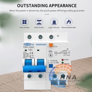 RCBO + SPD 230V 16A - 63A TOMZN MCB Lightning Protection Residual