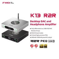 FiiO K13 R2R Desktop DAC & Headphone Amp, High-Fidelity 24Bit R2R DAC, Powerful 2400mW Output, LDAC 