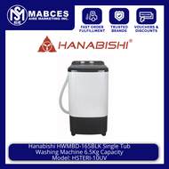 Hanabishi HWMBD-165BLK 6.5 Kg Single Tub Washing Machine