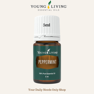 Young Living PEPPERMINT Essential Oil - Young Living Flagship -  100% Pure Essential Oil - Brand New