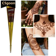 C5GOON Temporary Henna Tattoo Paste Body Paint Cream Tattoo Stain Festival Cosplay Party Creative Ma