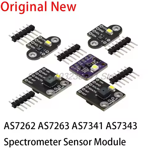 GY-AS7262 AS7263 AS7341 as7343 visible light infrared color color spectrometer sensor module